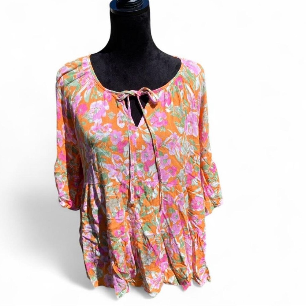 Floral Women's Top - Multicolor